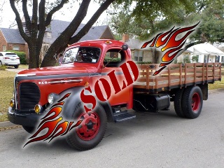 Left front 1949 REO Speedwagon C19 Pickup