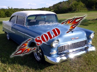 Right front 1955 Chevrolet Bel Air