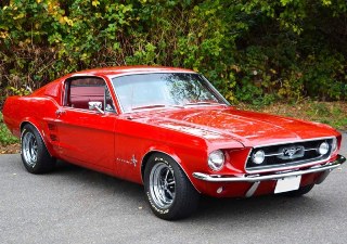 Right front 1967 Ford Mustang